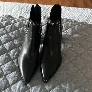 Marc Fisher Dayne Booties Black